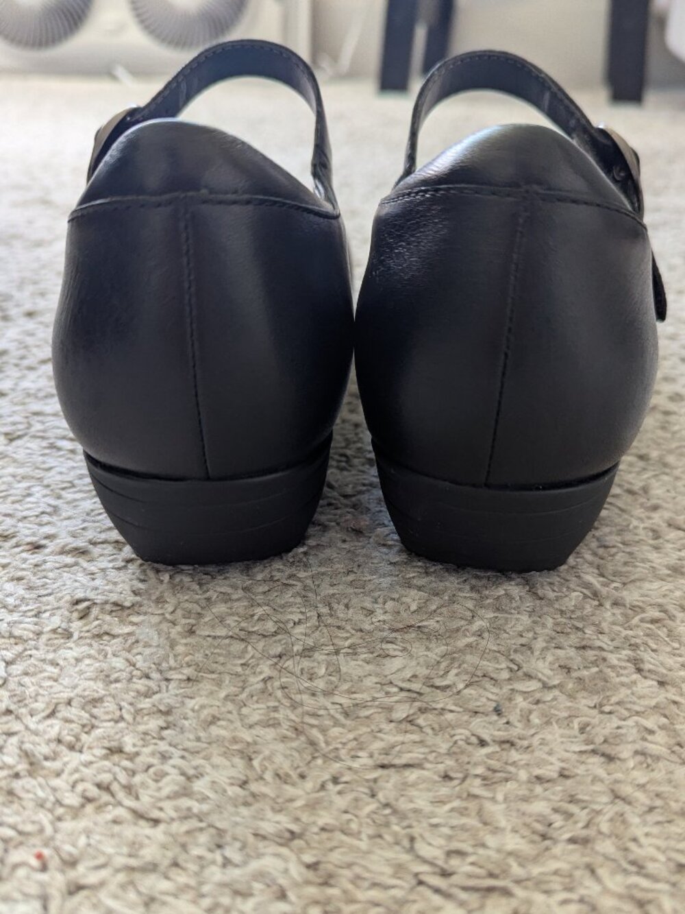 Dansko Women's Fawna Leather Mary Jane Pumps Black Milled Nappa Classic EU39 - Picture 4 of 10